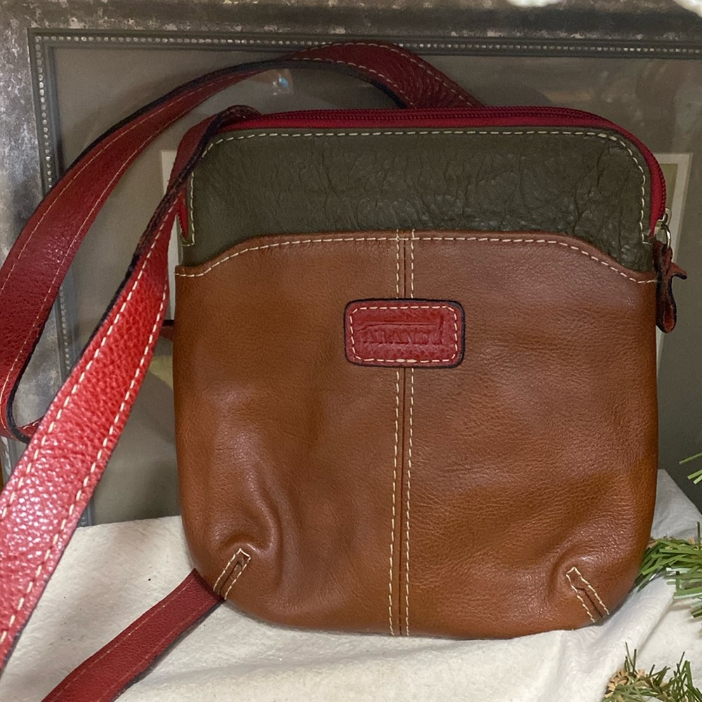 Arandu Argentinean Hand Craft Leather Cross Body Bag